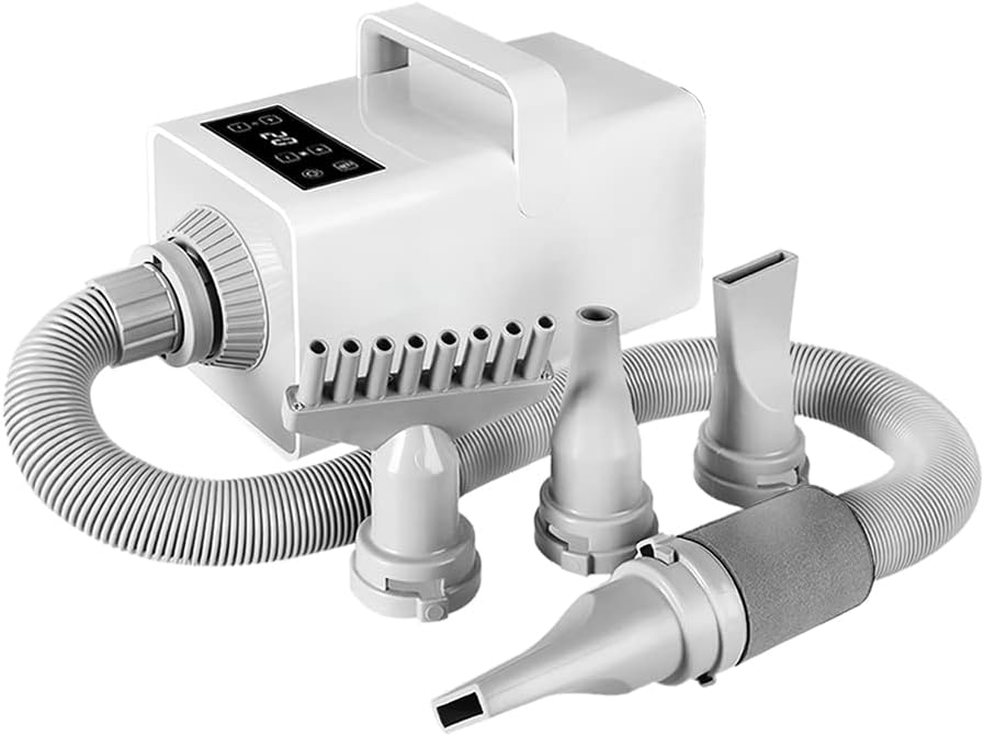 PaWz Pet Grooming Hair Dryer Dog Cat Speed Blower Heater Low Noise 3200W White