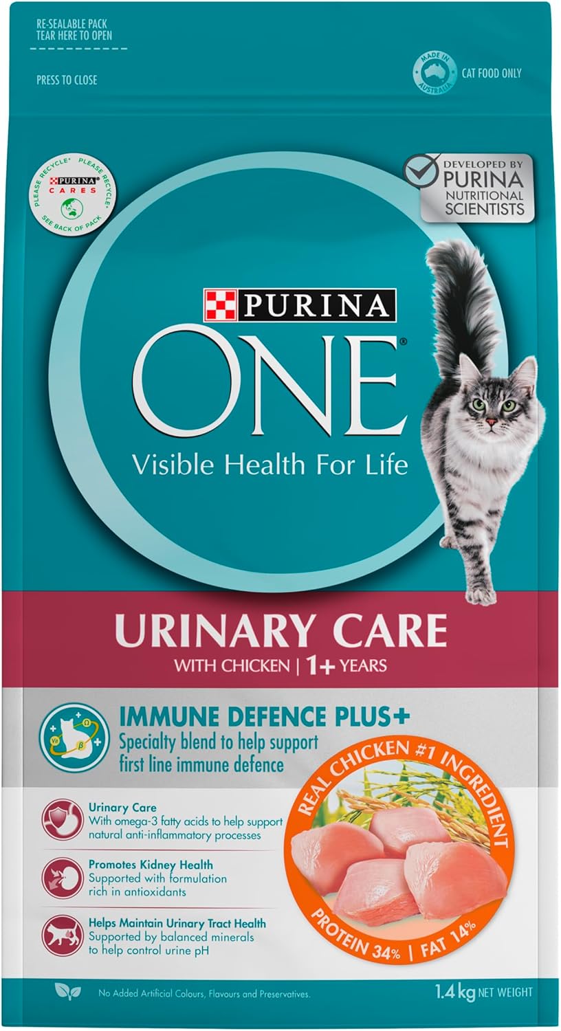 PURINA ONE Adult Dry Cat Food Urinary Care Chicken 1.4kg