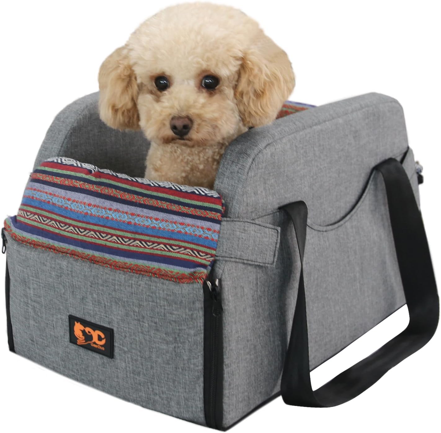 Console Dog Car Seat, Small Dog Booster Seat