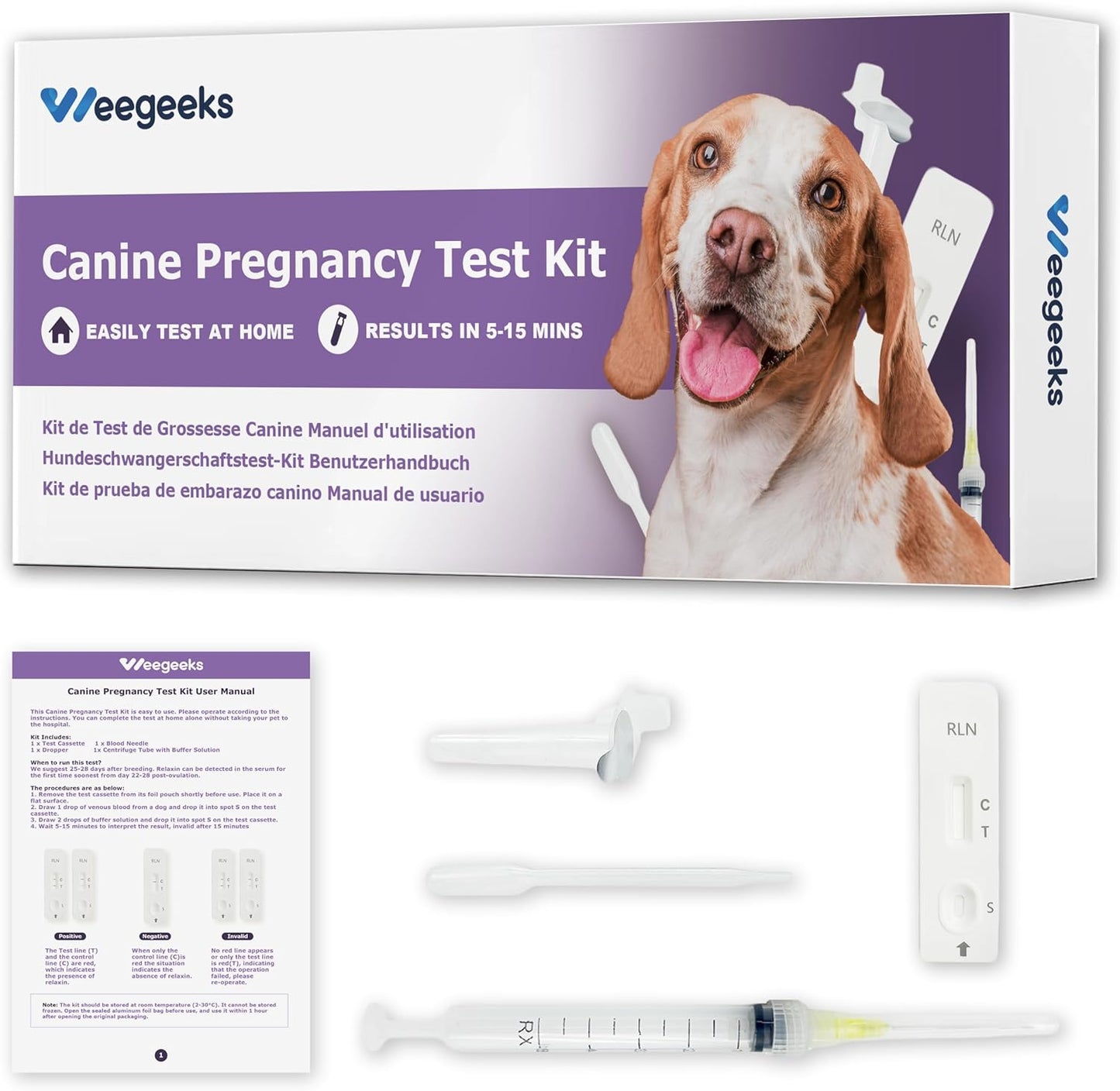 Dog Pregnancy Test Kit at Home