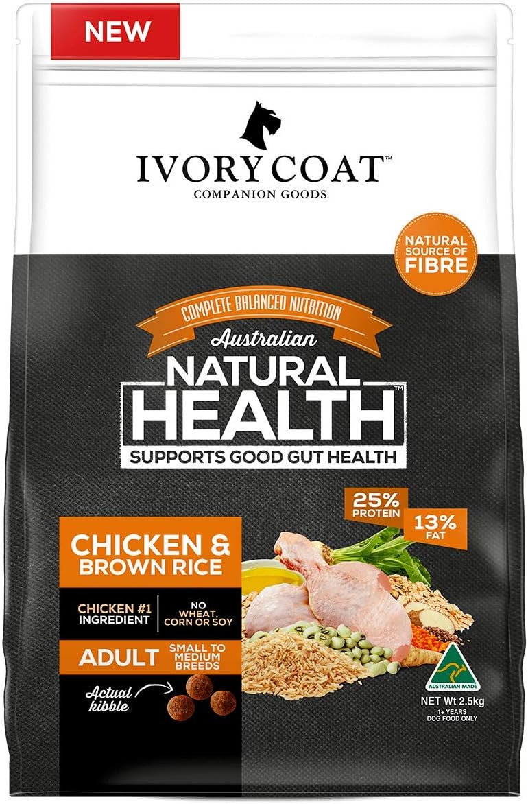 IVORY COAT ADULT CHICKEN & BROWN RICE 2.5KG