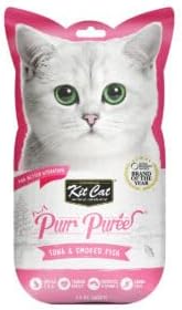 Kit Cat Purr Puree Tuna and Smoked Fish Cat Food 60 g