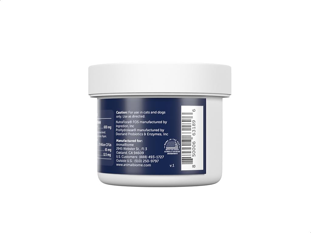 AnimalBiome Daily Digest Digestive Enzymes for Cats and Dogs 30g Powder