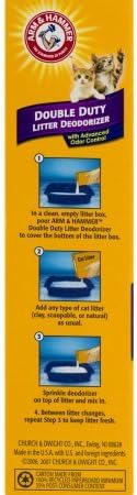 Arm & Hammer Double Duty Litter Deodorizer with Advanced Odor Control 30oz (5)