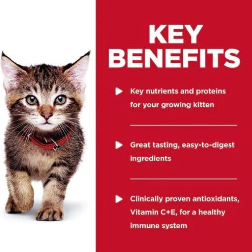 Hill’s Science Diet Kitten Variety 12 Pack (6 Chicken, 3 Turkey, 3 Ocean Fish) Cat Food Pouches 12x85g