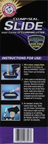 Arm & Hammer Slide Multi-Cat Easy Clean-Up Litter, 19 lb (033200973577)