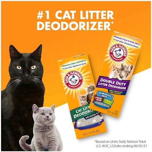 Arm & Hammer Double Duty Litter Deodorizer with Advanced Odor Control 850 g