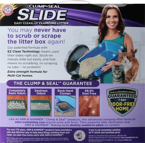 Arm & Hammer Slide Multi-Cat Easy Clean-Up Litter, 19 lb (033200973577)