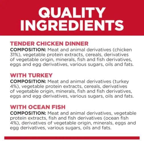 Hill’s Science Diet Kitten Variety 12 Pack (6 Chicken, 3 Turkey, 3 Ocean Fish) Cat Food Pouches 12x85g