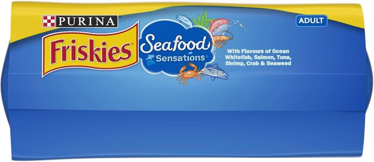 Purina Friskies Seafood Sensations Adult Dry Cat Food 1 kg