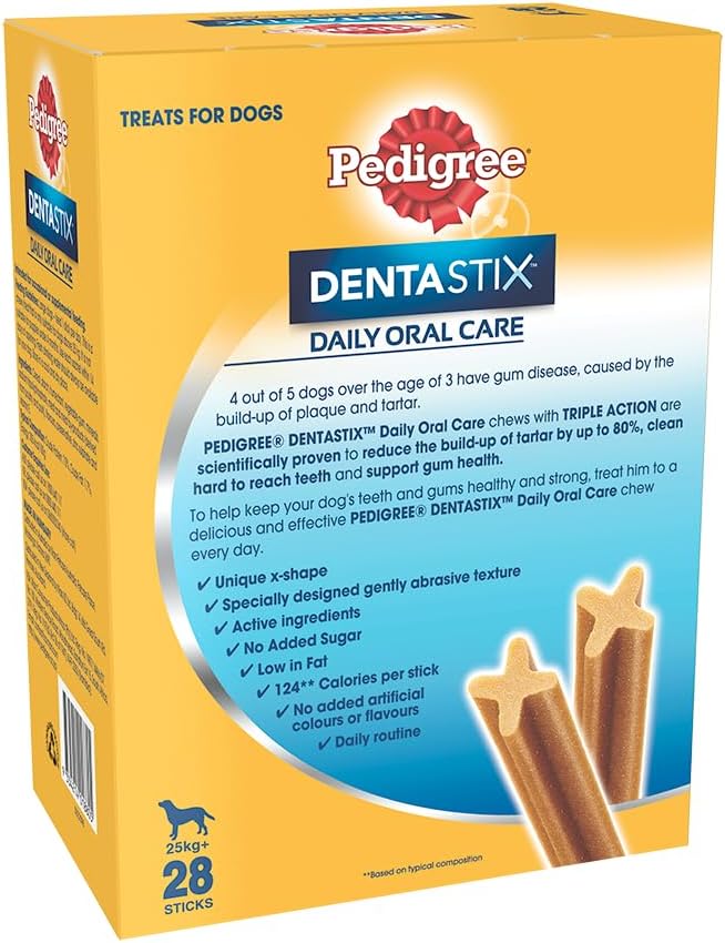 PEDIGREE DentaStix Large Giant Breeds Dental Dog Treats, 28 Sticks