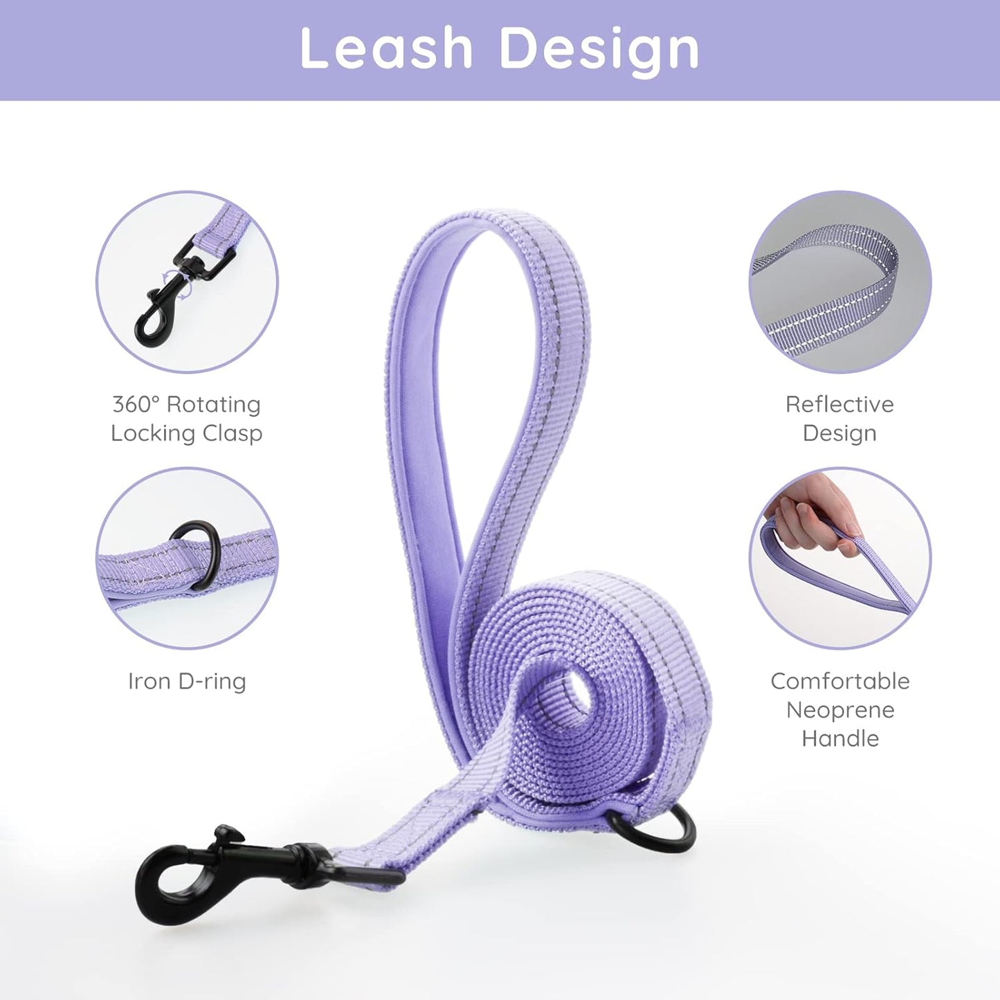 BELLA & PAL Puppy Harness with Leash Set, Dog Harness for Small Dogs No Pull, XS