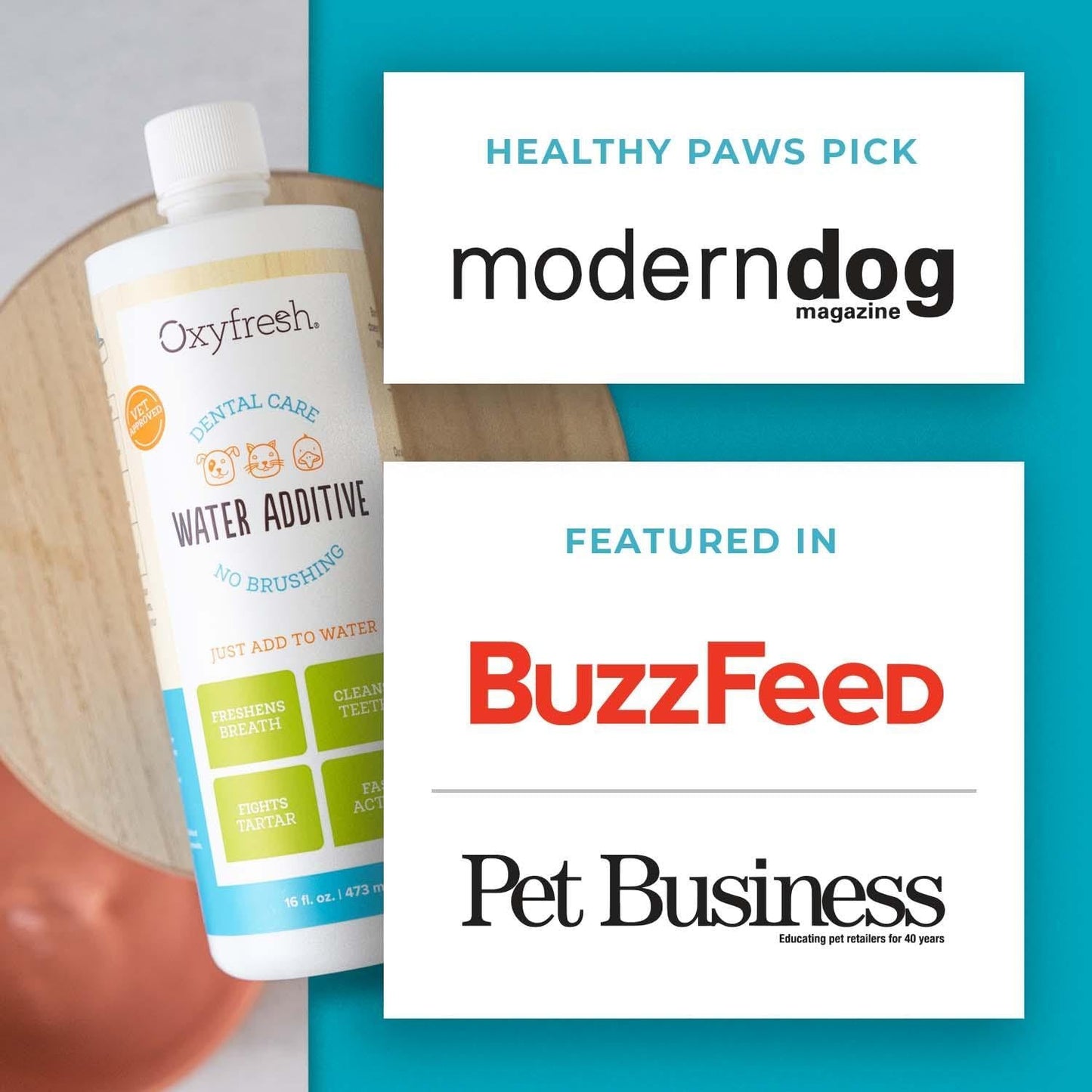 Oxyfresh Premium Pet Dental Care Solution Pet Water Additive