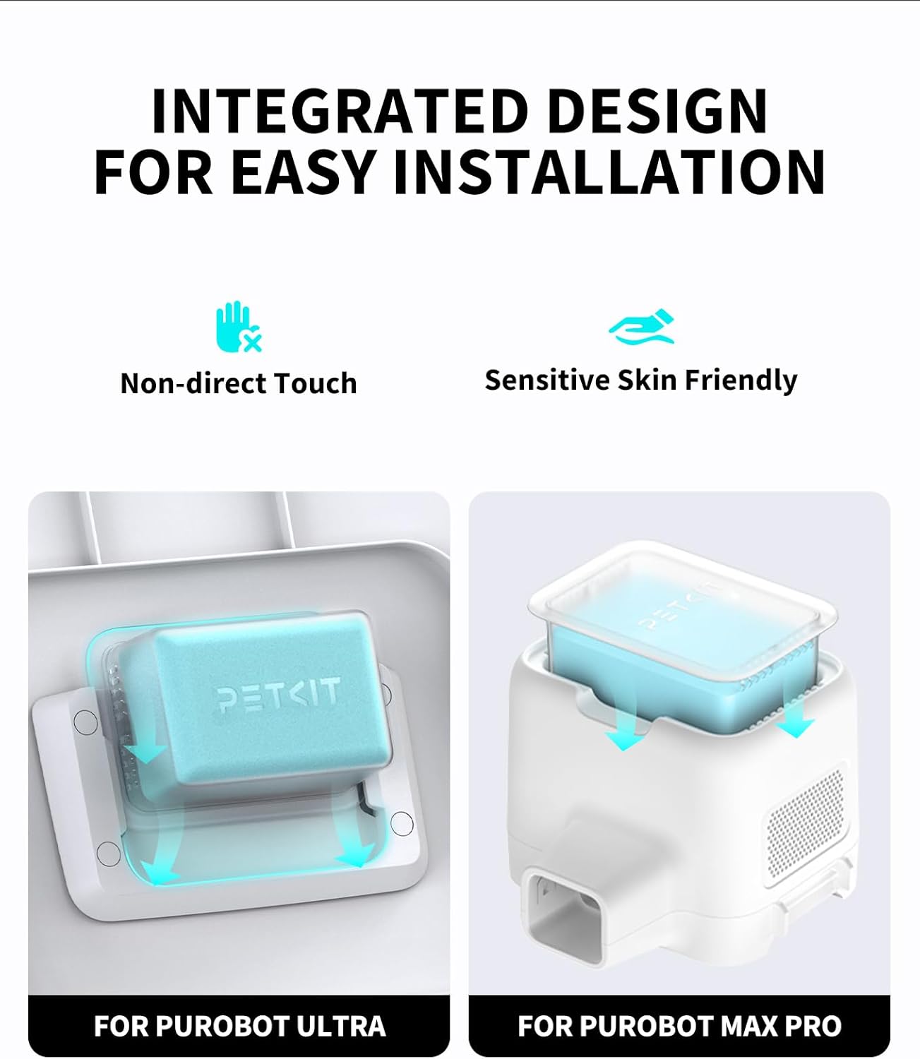 PETKIT N60 Pet Odor Control for Purobot Ultra and Purobot Max Pro Self-Cleaning Cat Litter