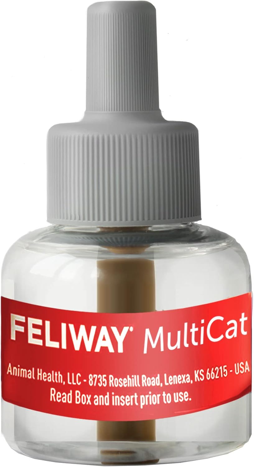 FELIWAY® MultiCat 30 Day Cat Calming Refill for Pheromone Diffuser, 48ml