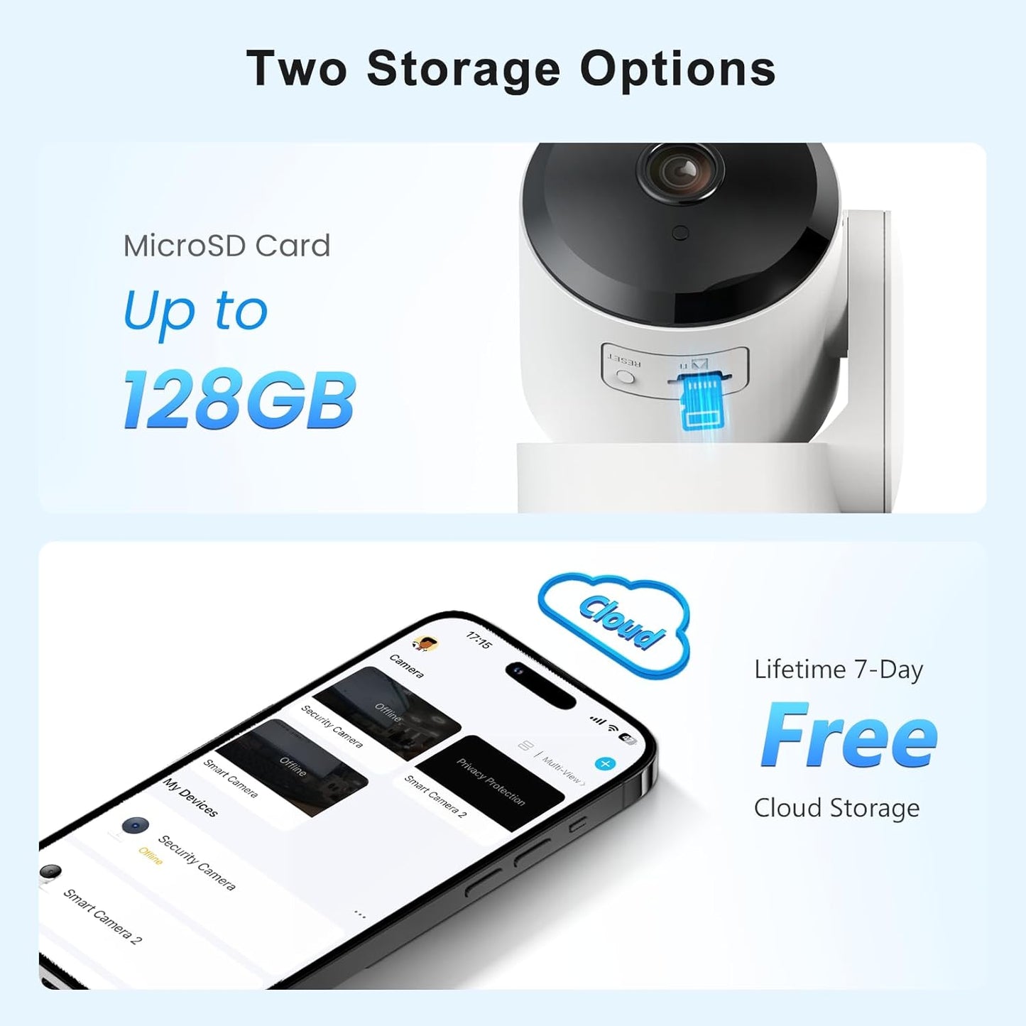 Indoor Camera for Home Security Dog Camera 360°, Pet Cameras with Pan&Tilt, Night Vision, Motion Detection, 2.4GHz WiFi