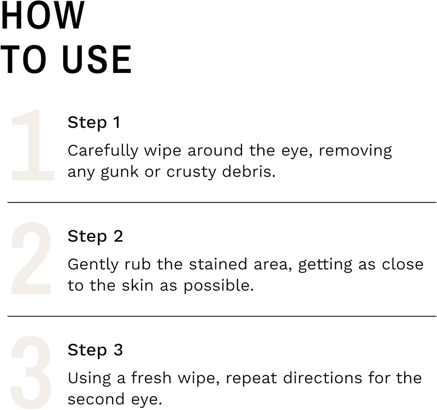 Eye Envy Tear Stain Wipes for Dogs | Textured to Gently Clean | Presoaked in 100% Natural Formula | Recommended by AKC Breeders, Vets, Groomers | Treats The Cause of Staining | 60 Count