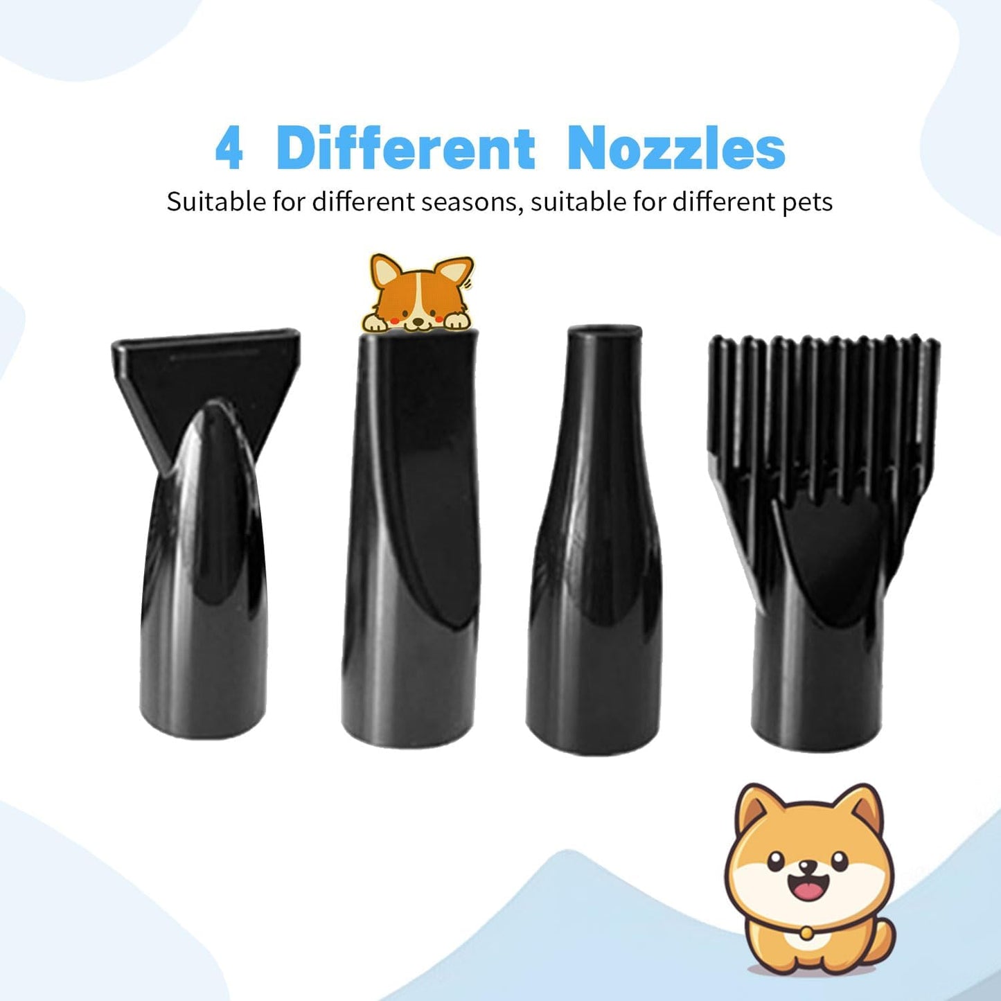 Dog Hair Dryer - Adjustable Speed & Temperature 2800W Dog Grooming Dryer