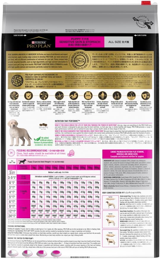 ProPlan Puppy Sensitive Skin & Stomach Dry Dog Food 12kg