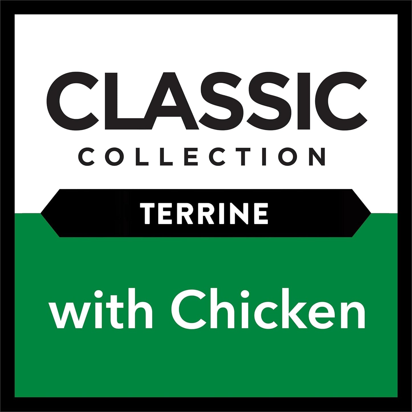 DINE Classic Collection Adult Wet Cat Food Terrine with Chicken 7 x 85g, 6 Pack (42 Trays)