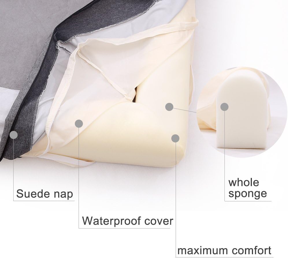 Laifug Orthopedic Memory Foam Large Dog Bed,Durable Water Proof Liner