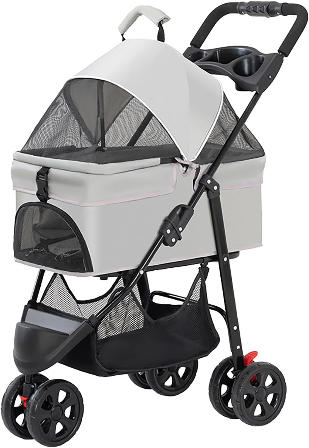 Pet Stroller with Wheels, Dog Stroller for Small Medium Dogs Cats