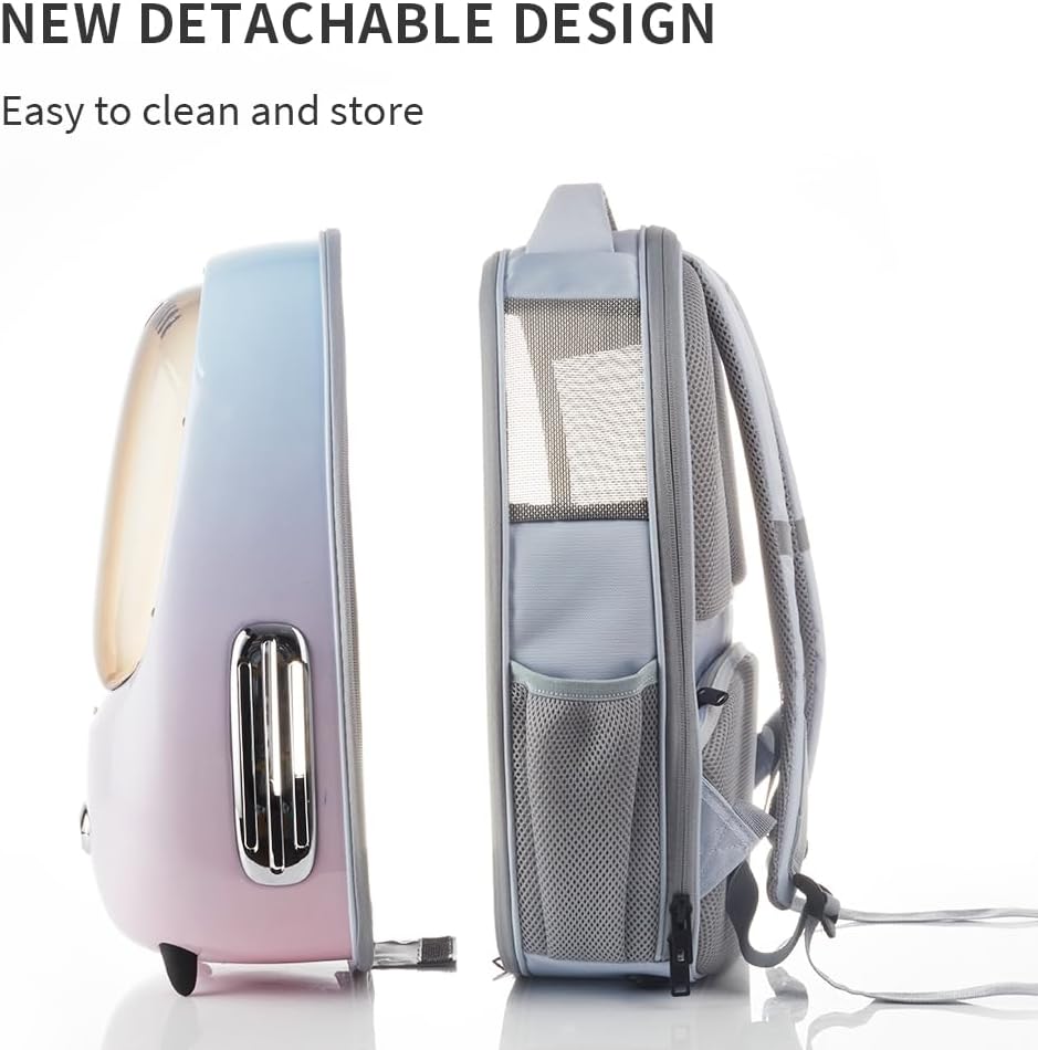 PETKIT Cat Backpack Carrier with Inbuilt Fan & Light, Airline-Approved