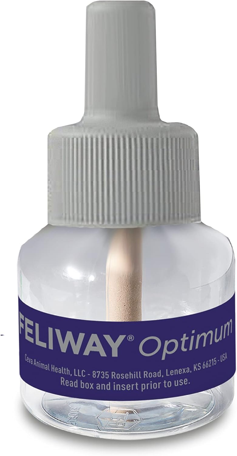 FELIWAY® Optimum 30 Day Cat Calming Refill for Pheromone Diffuser, 48ml