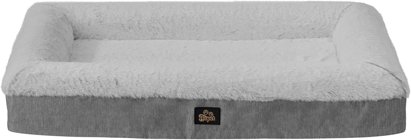 Alopet Orthopedic Dog Beds for Medium Dog Pet Sofa Bed with Egg Sponge Foam 135 x 95 x 15cm