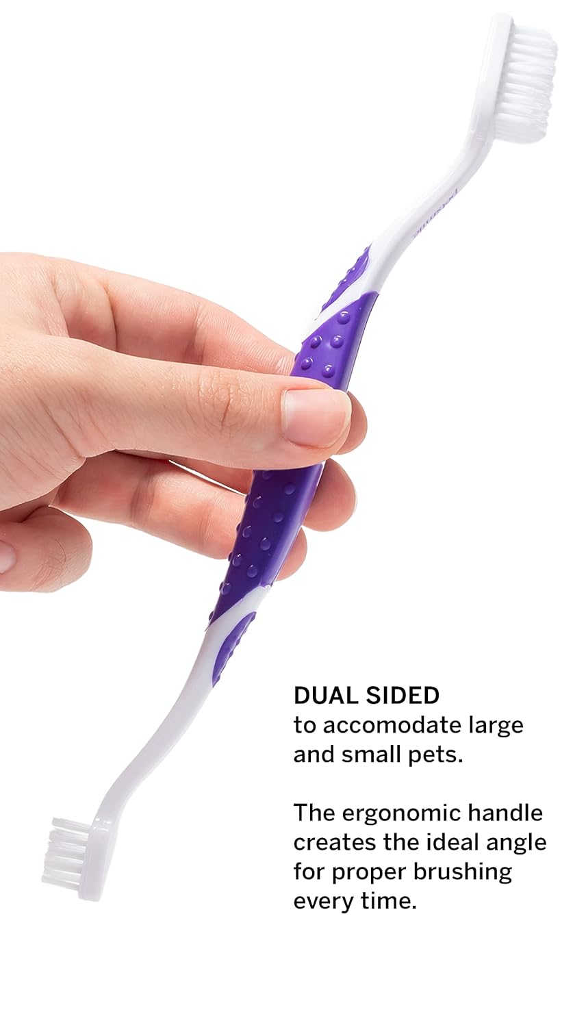 petsmile Professional Pet Toothbrush - Patented 45 Degree Cat & Dog Toothbrush