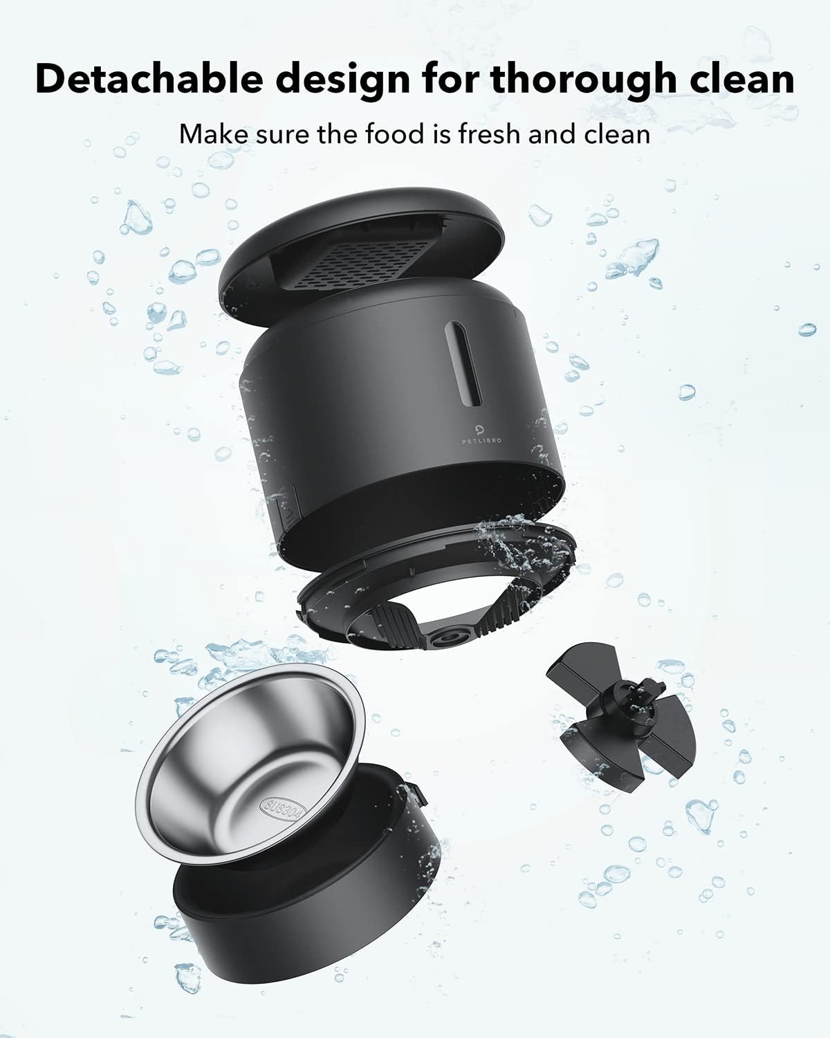 PETLIBRO Automatic Cat Feeder, Automatic Cat Food Dispenser with Freshness Preservation, Timed Pet Feeders for Dry Food