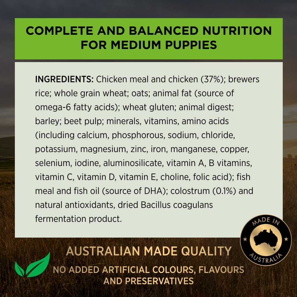 PRO Plan Puppy Dry Dog Food Medium Breed Chicken 15kg