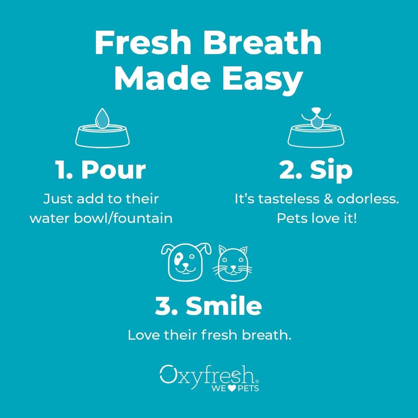 Oxyfresh Premium Pet Dental Care Solution 16 oz.