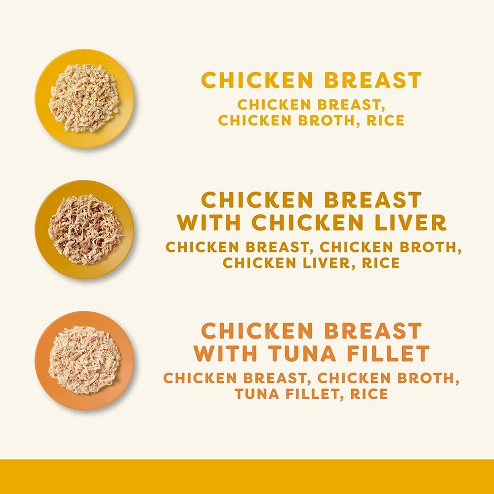 Applaws 100% Natural Wet Cat Food Mixed Variety Chicken Selection in Broth Tin 70g (Pack of 32), Limited Ingredients Pet Food