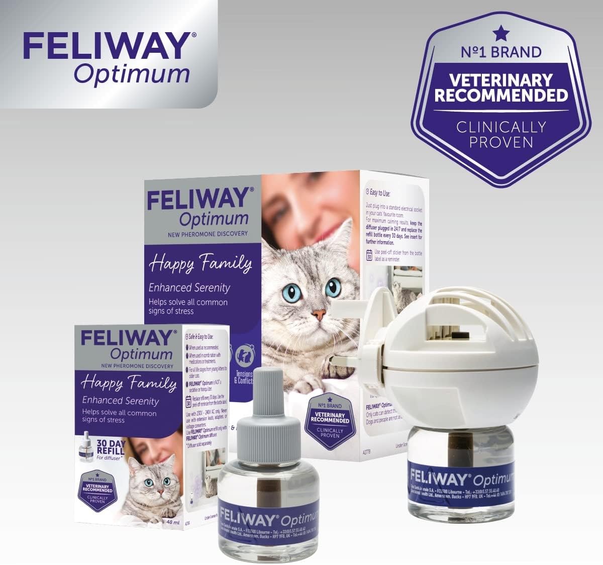 Feliway Optimum Refill 3 Pack