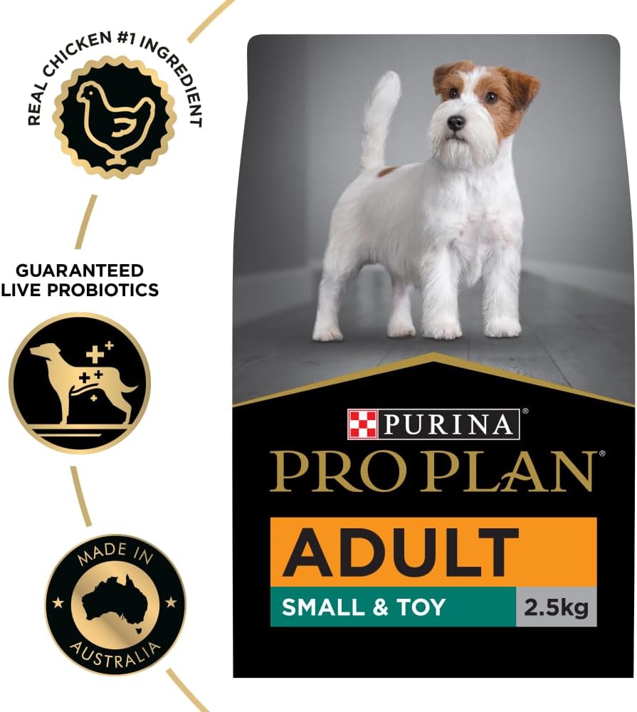 PRO Plan Adult Dry Dog Food Small and Toy Breeds Chicken 2.5kg