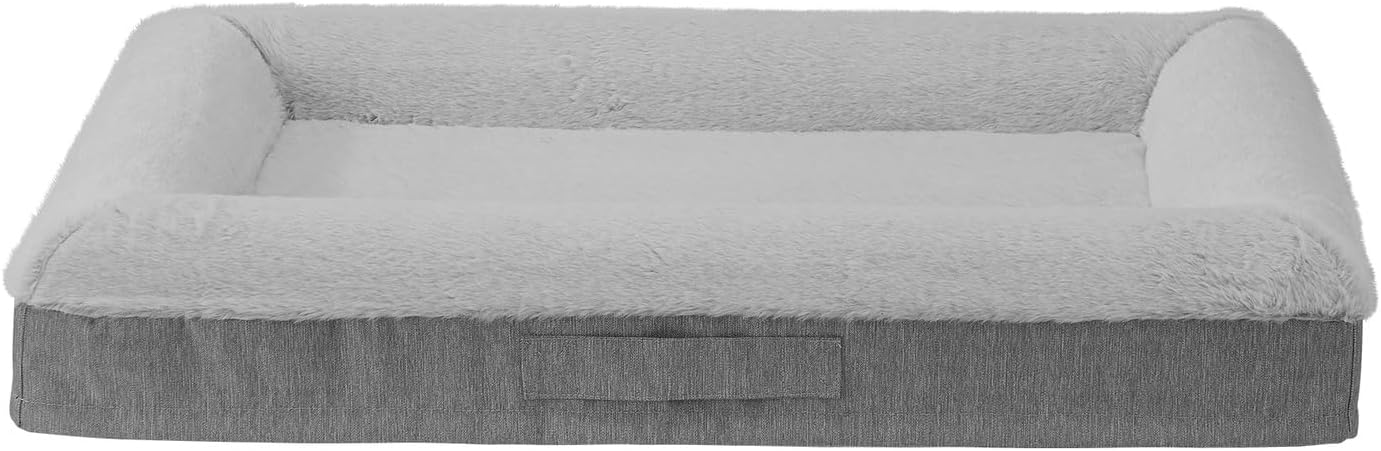 Alopet Orthopedic Dog Beds for Medium Dog Pet Sofa Bed with Egg Sponge Foam 135 x 95 x 15cm