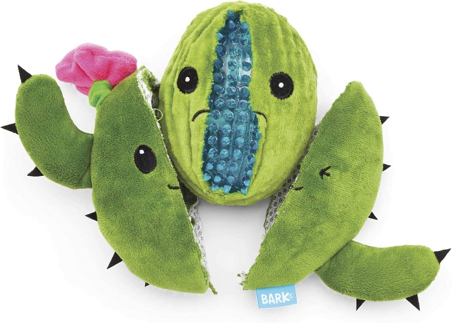 Bark Consuela The Cactus Plush Dog Toy – Rip & Reveal Squeaky Cactus for All Dogs