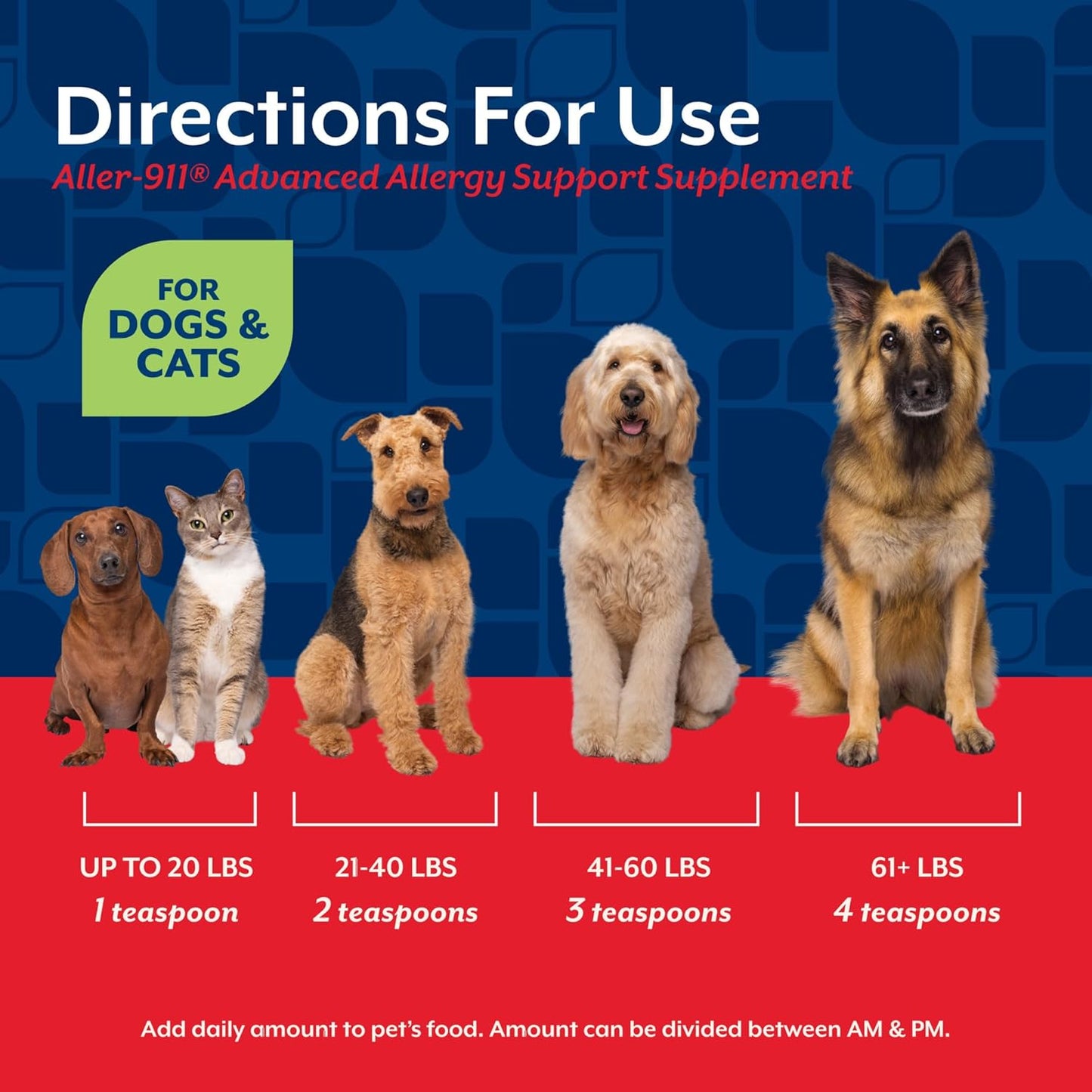 NaturVet ALLER 911 Skin Coat Allergy Aid Powder Omega 3 6 Dog Cat 255g