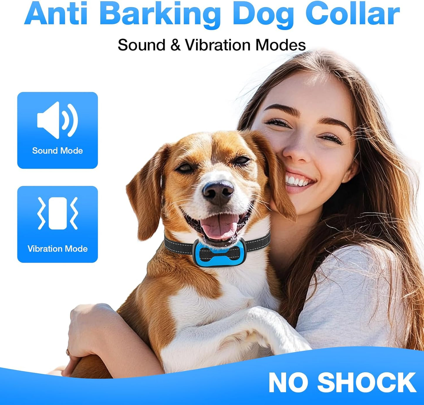 PcEoTllar Anti Bark Collars for Dogs – Bark Collar with Sensitivity Display