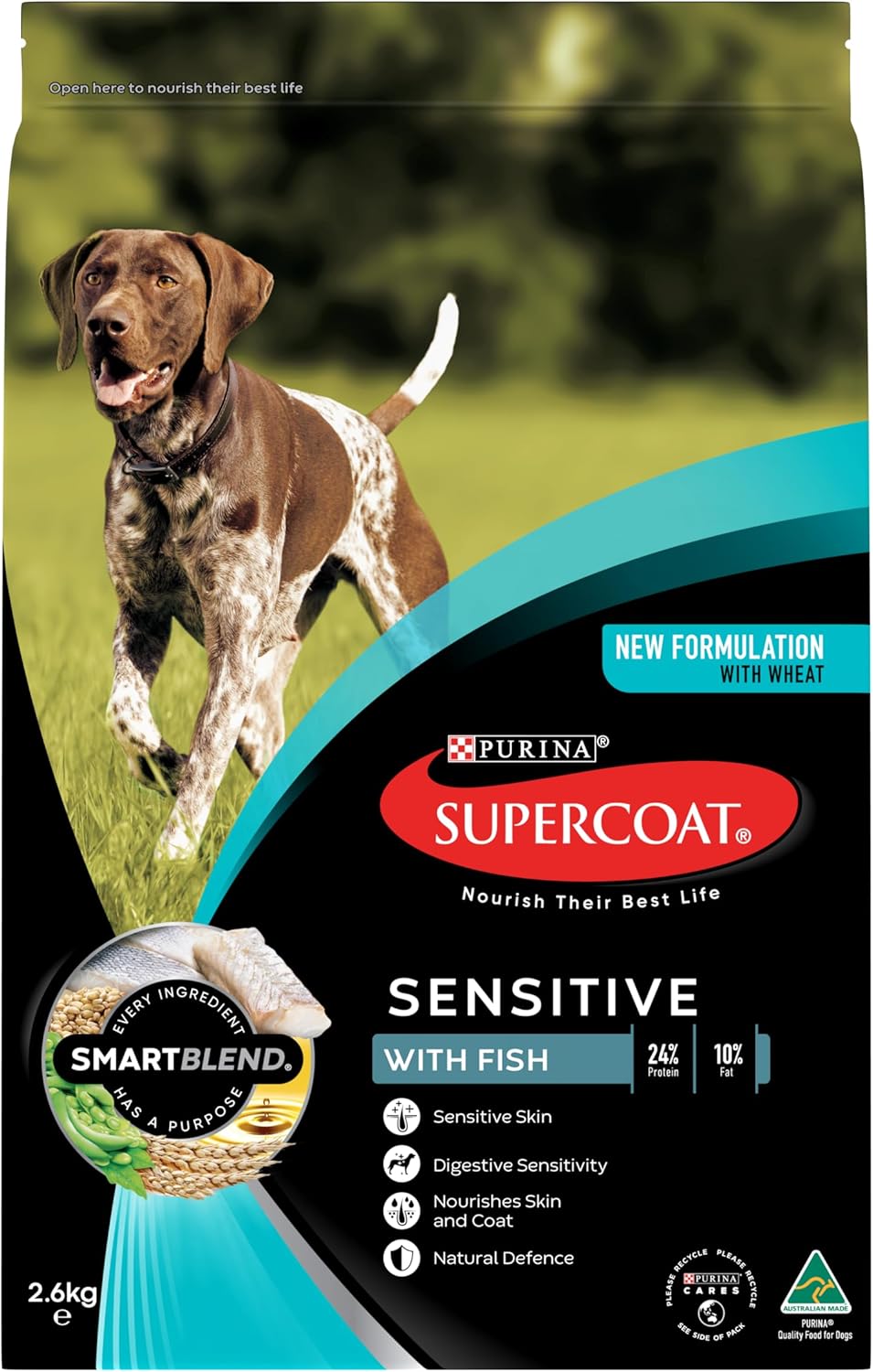 SMARTBLEND Adult Dry Dog Food Fish 2.6kg