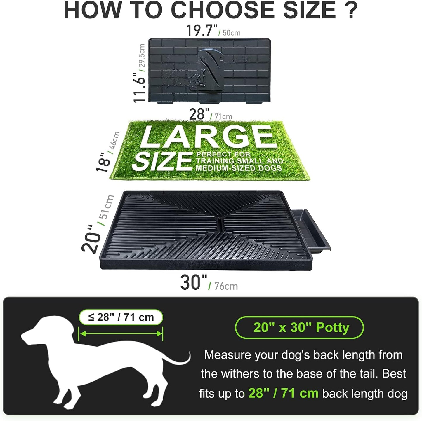 Hompet Dog Potty for Indoor or Porch
