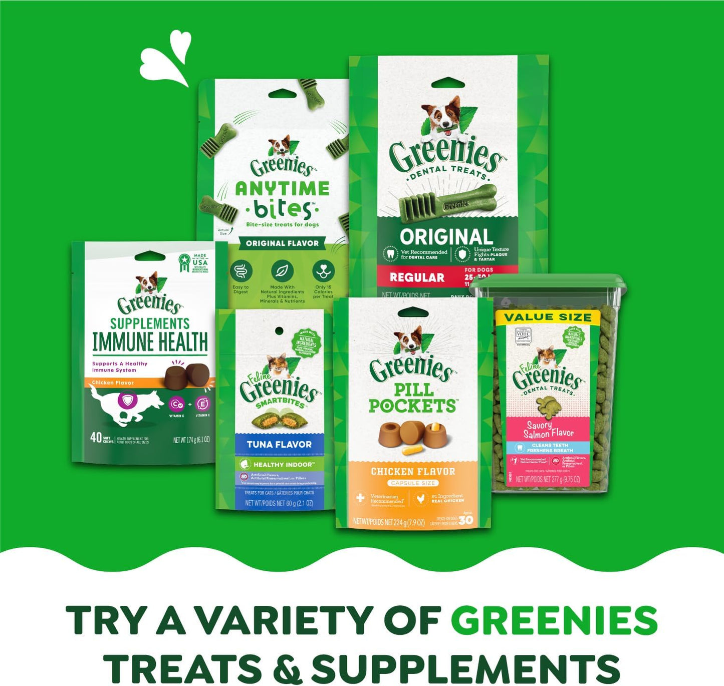 Greenies Original Teenie Dental Dog Treat 340 g