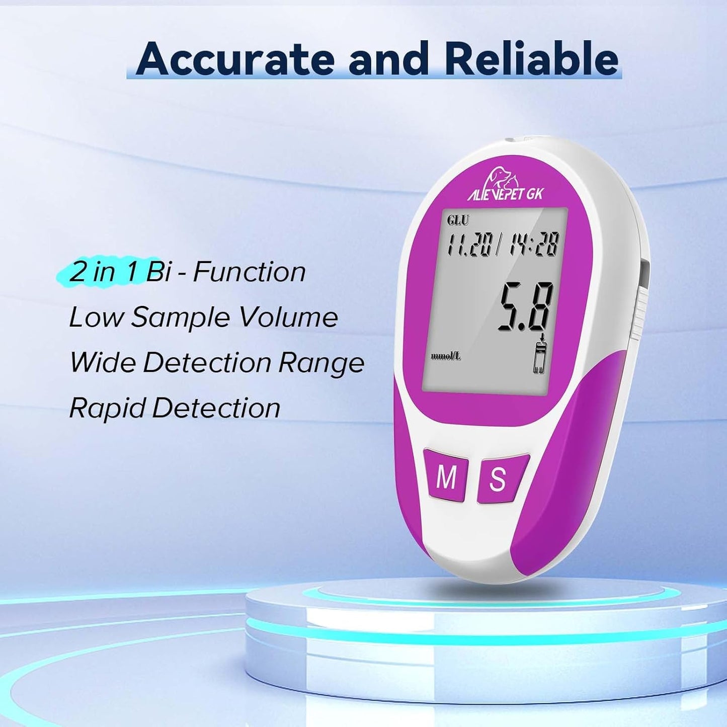 Glucose Monitoring Kit Diabetes Testing Kit for Cats