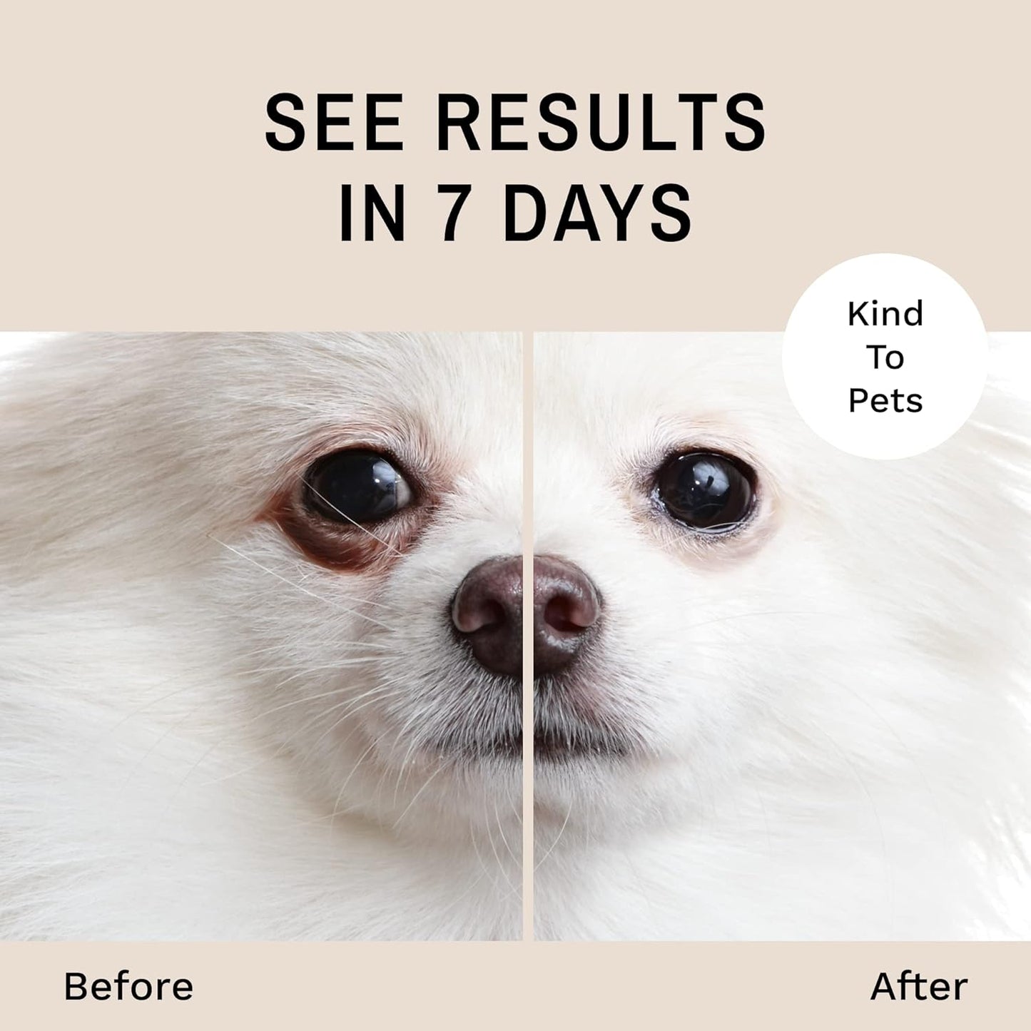 Eye Envy Tear Stain Remover Powder for Dogs and Cats. 100% Natural