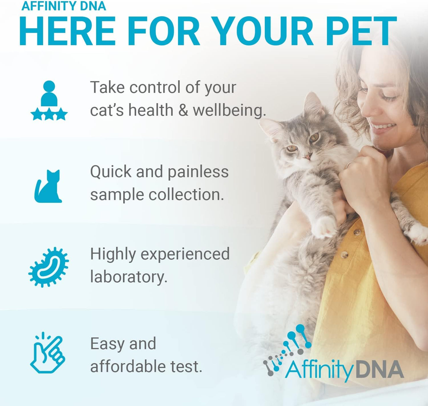 PKD DNA Test for Cats | Home Sample Collection Kit for 1 Feline | Polycystic Kidney Disease Testing | | Just Swab & Send a DNA Sample | Get Your Report in Just 12 Working Days