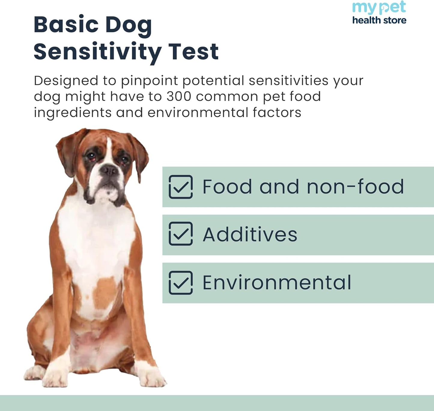 Sensitivity Test - Home Dog Sensitivity Test | 300 Items Checked | Fast 3-5 Day Results | Painless Hair Sample Method | Food, Environment & Additives Analysis