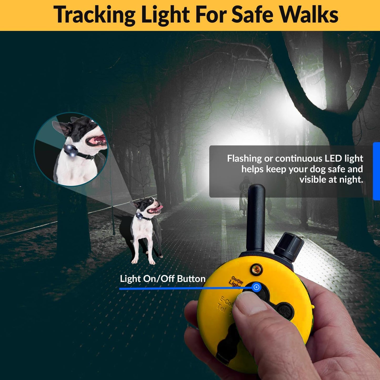 E-Collar – Educator ET-300-1/2 Mile Waterproof Remote Dog Training Collar Includes Premium Finger Clicker Trainer