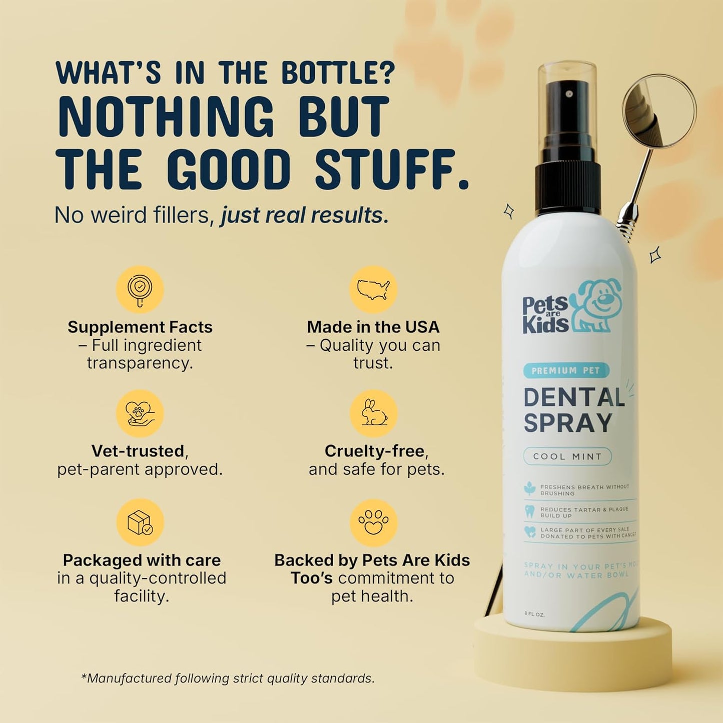 Pets are Kids Dog Dental Spray - 8oz
