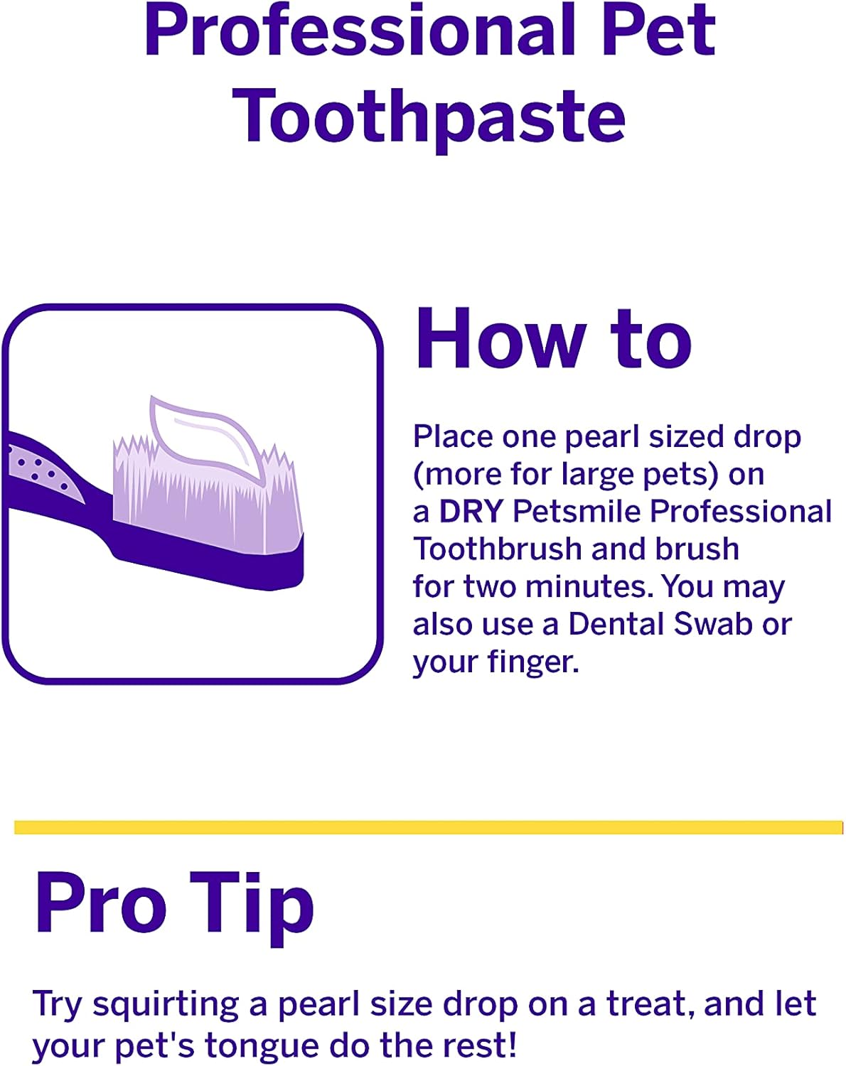 Petsmile Professional Pet Toothpaste for Cats & Dogs - Only VOHC Accepted Toothpaste